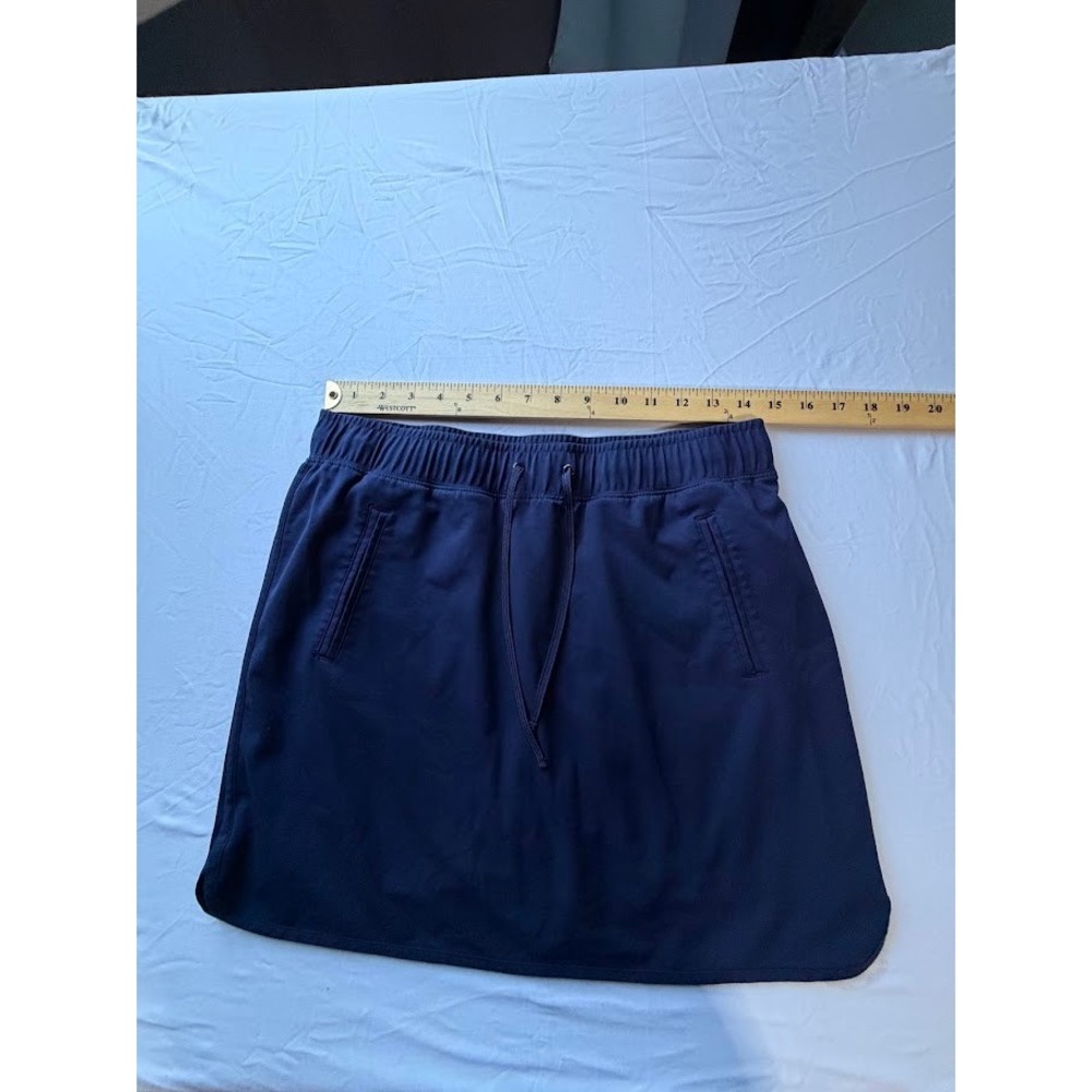 Made For Life Womens Navy Blue Active Skort Size M Elastic Waist Athletic Golf